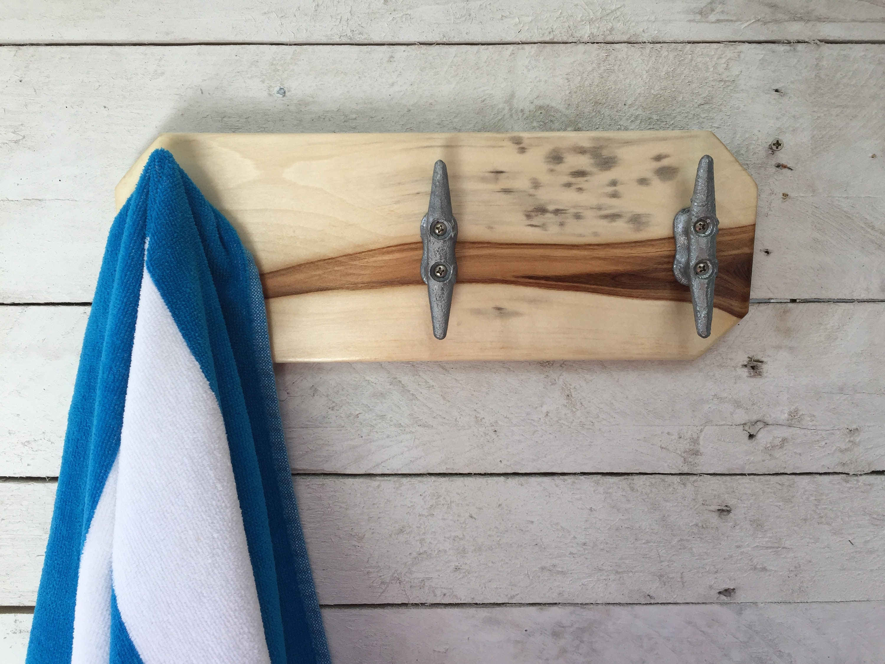 Outdoor Shower Hooks Pool Towel Rack Lake House Decor Etsy