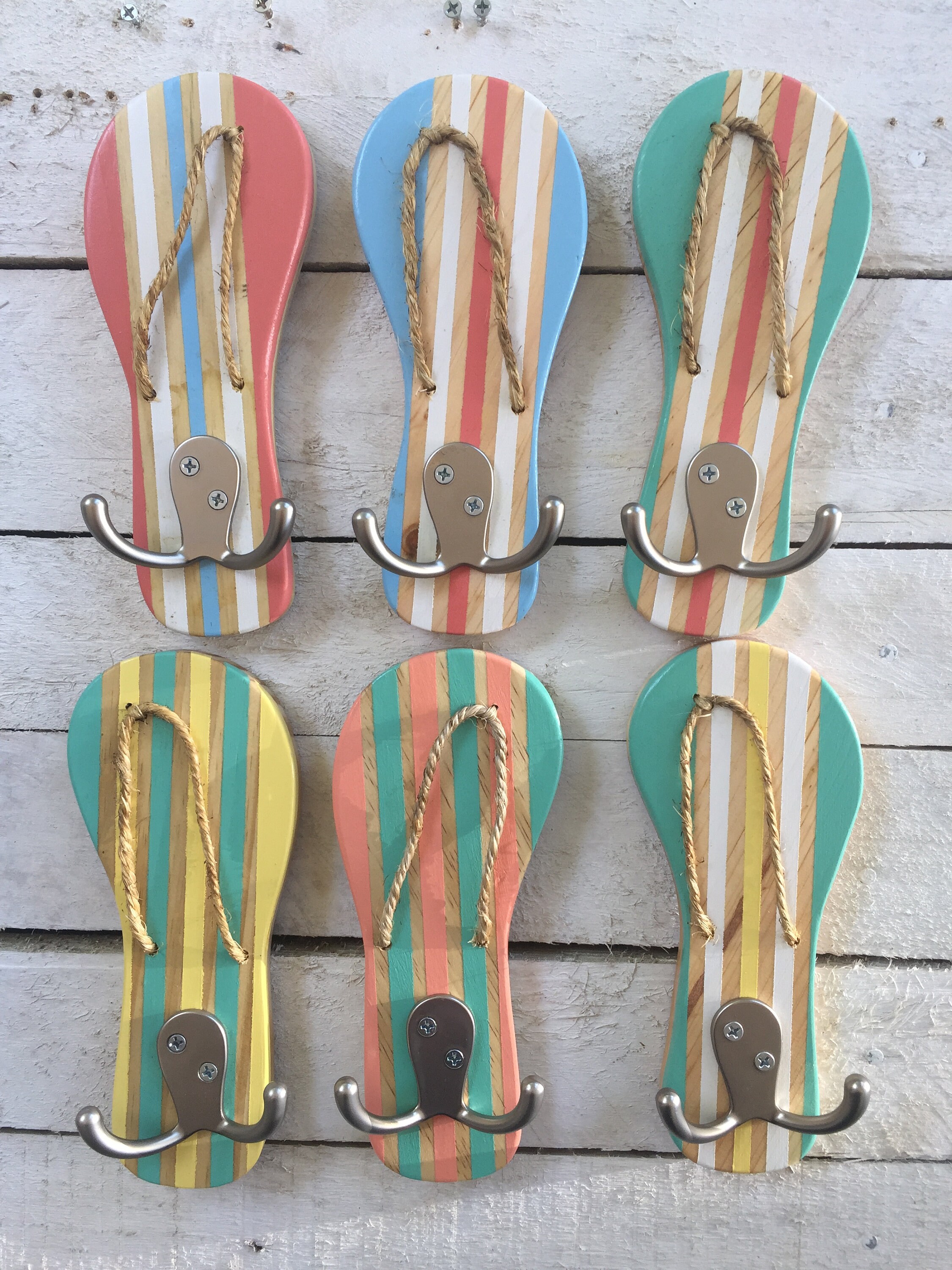 PICK YOUR COLORS Beach Towel Hooks Outdoor Towel Rack Lake Etsy