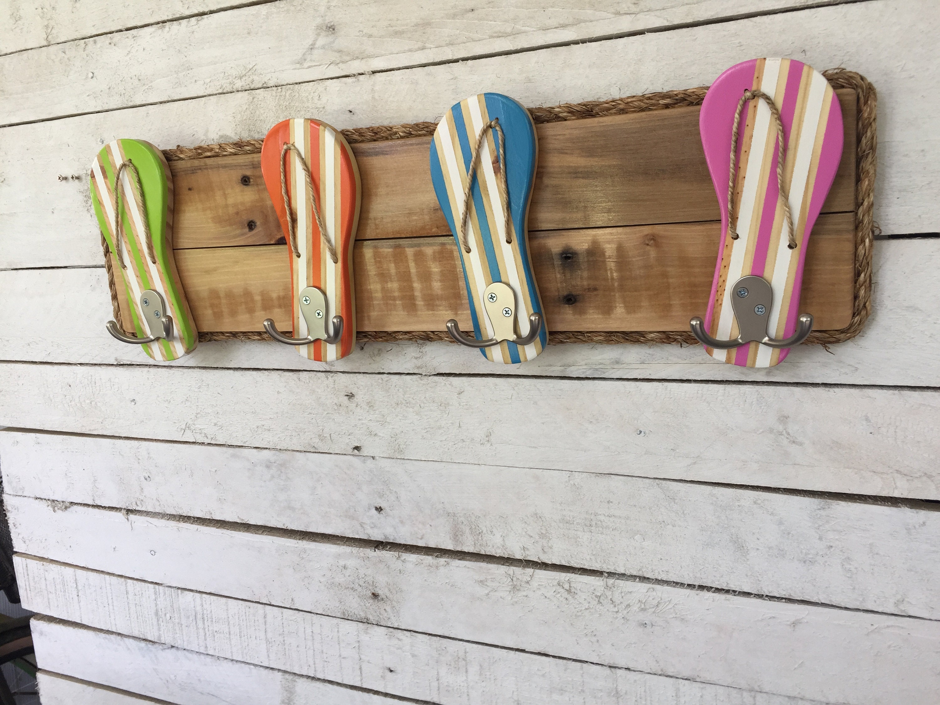 Outdoor Beach Decor Beach Towel Hooks Pool Towel Rack Etsy