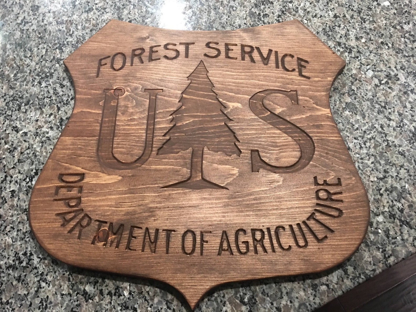 Forest Service Wood Sign US Forestry Forestry Service Etsy
