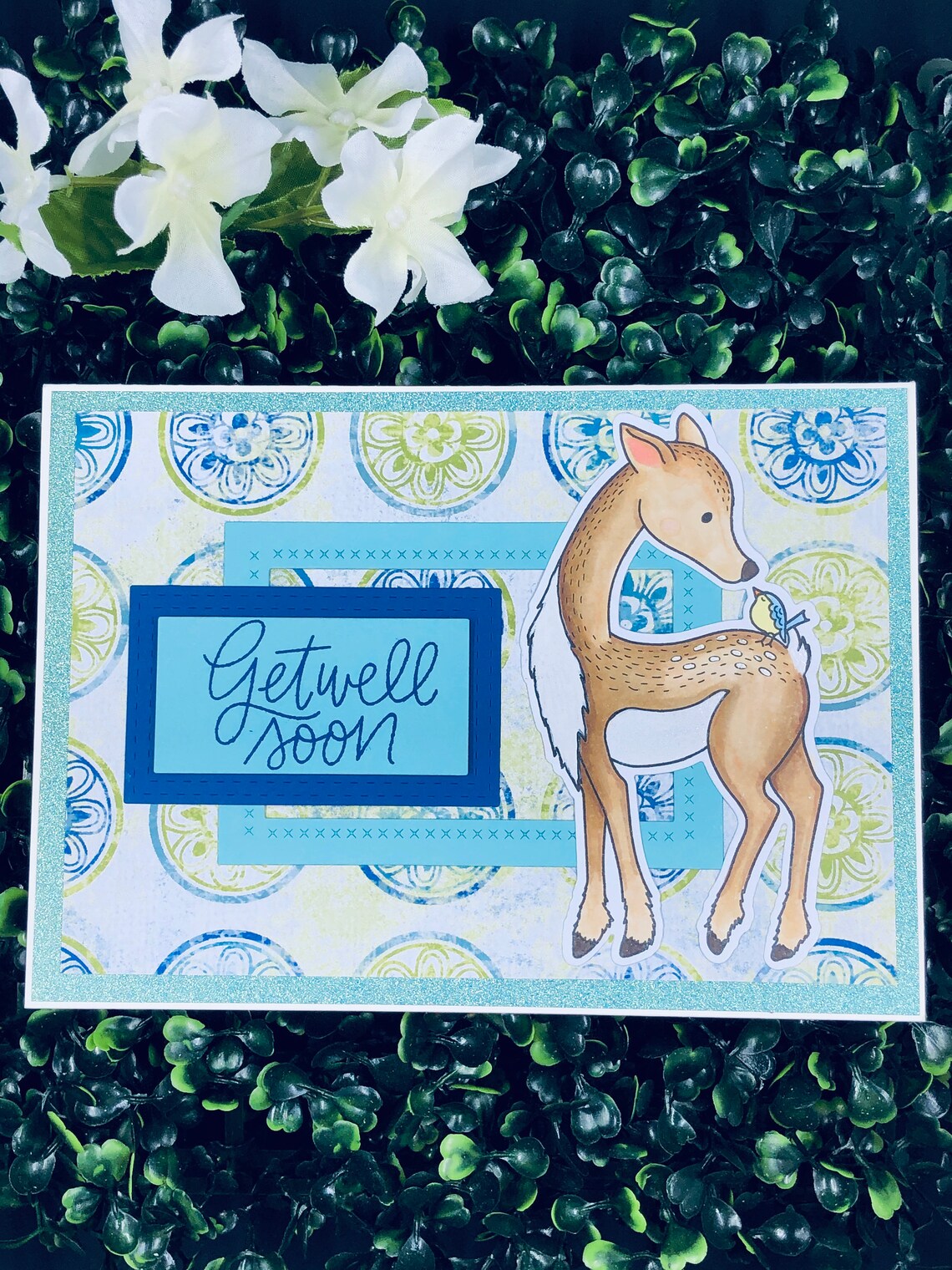 Get Well Soon Card / Deer / Fawn Etsy