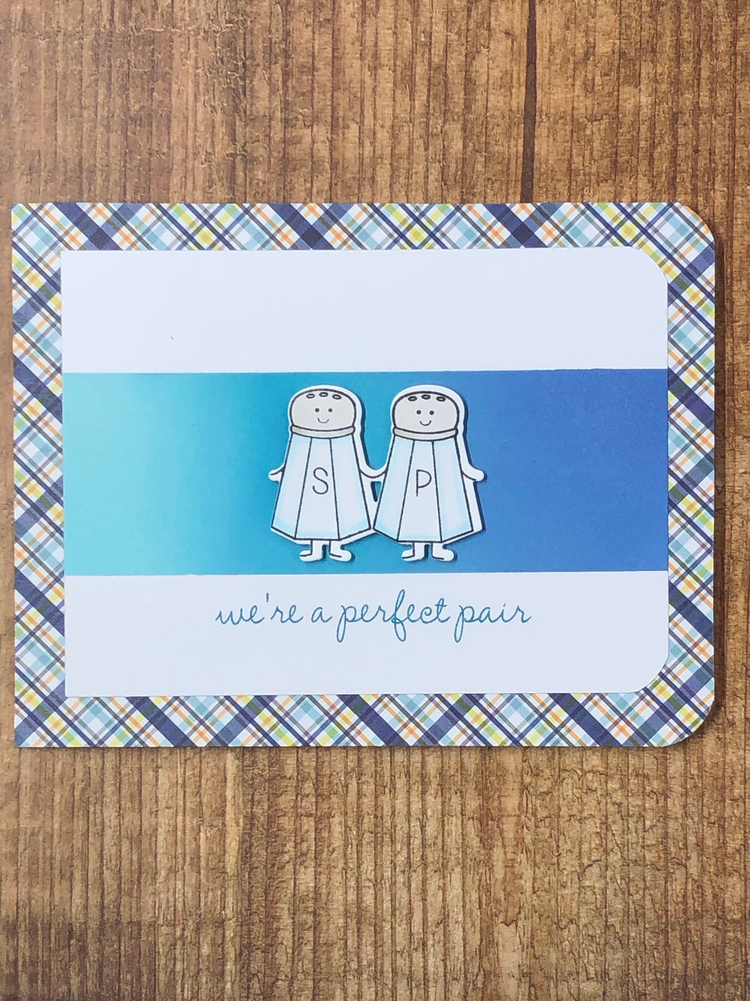 We Go Together Like Salt and Pepper Shaker Card Salt and Etsy