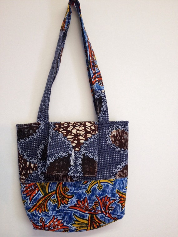 african print tote bags