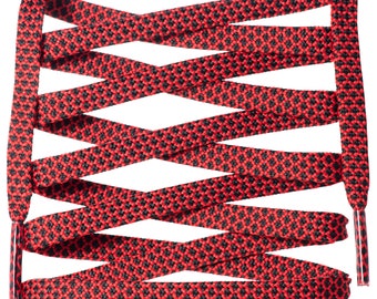 LitLaces - Flat Standard Double Polyester Shoelaces for Sneakers