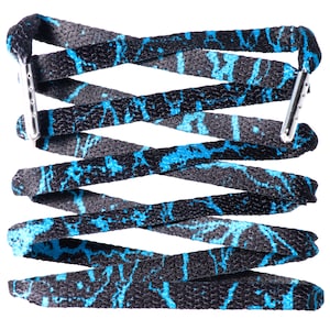 LitLaces - Flat Sublimated Shoe Laces Lightning Design