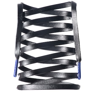 LitLaces - Luxury Custom Flat Air Jordan Adidas Nike Air Max NMD Ultra Boost Leather Shoelaces with Metallic Tips