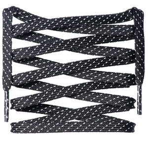 LitLaces - Flat Reflective Dotted Design Running Night Jogging Shoe Laces