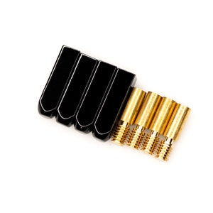 LitLaces - 20mm 4pcs Shoelace Tips Custom Laces Yeezy Aglet Metal Tips