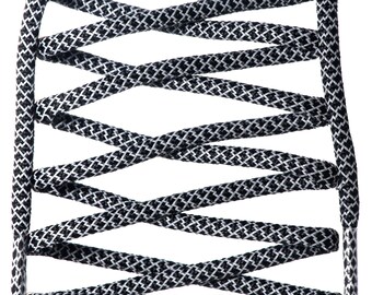 LitLaces - 3M Reflective Rope Shoe Laces Two Tone Colors fits all Sneakers