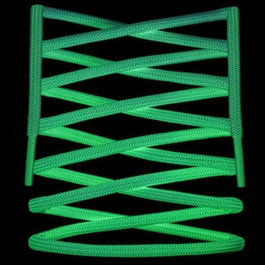LitLaces - Rope Polyester Glow in the Dark Over Shoelaces for Dunk