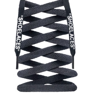 LitLaces - Off White Replacement &quot;SHOELACES&quot; Shoe Laces - Flat