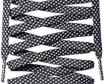 Flat Reflective Triangular Design Running Night Jogging Shoe Laces