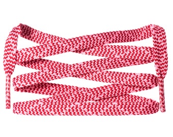LitLaces - Flat Dual Polyester Shoelaces NMD BOOST Blazers Replacement Laces - Wavy
