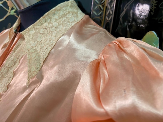 Antique Wrap Gown - Silk, Pink, Vintage, 1920s, 2… - image 5