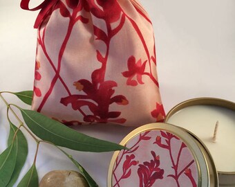 6oz Candle Tin - Kangaroo Paw