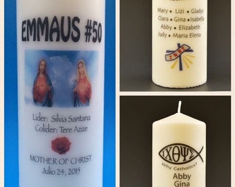 Personalized Candle for religious groups