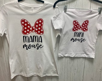 MAMA ratón + MINI ratón - Conjunto camiseta