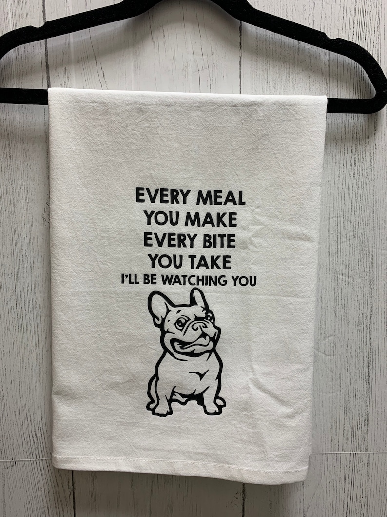 Every Bite You Take, I'll Be Watching You - Dish Towel - Etsy
