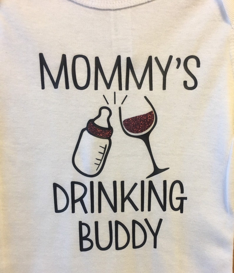 Mommy's Drinking buddy onesie | Etsy