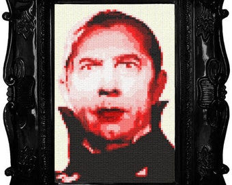 Classic Dracula Cross Stitch Pattern