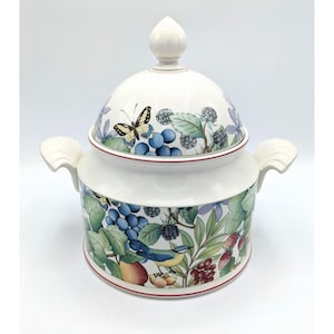 Villeroy & Boch Germany CATALINA Rare SOUP TUREEN Server Scalloped 10&quot;