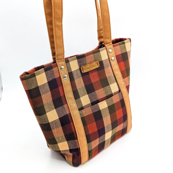 Longaberger plaid purse hotsell