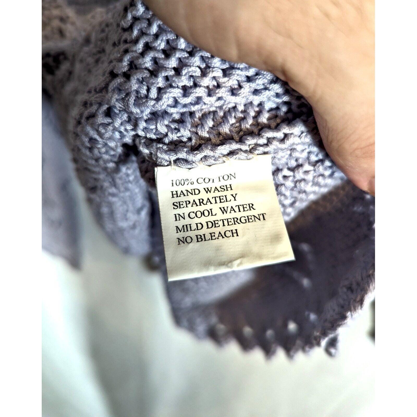 Claire Kennedy Hand Knit CROPPED Crochet Sweater Connemara Boxy
