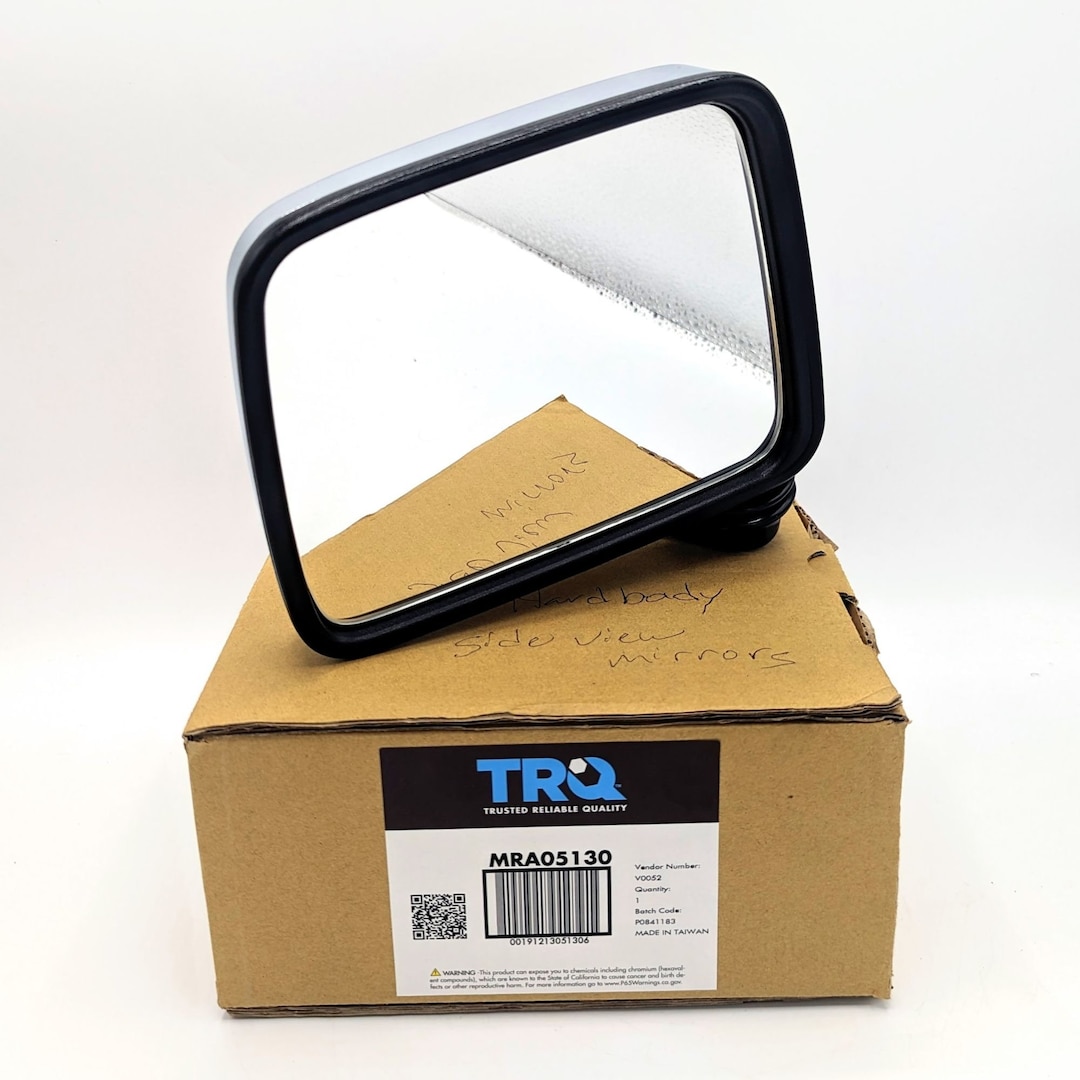 TRQ MRA05130 1986'94 Nissan D21 Truck Hardbody Side View Mirror Left Driver Etsy