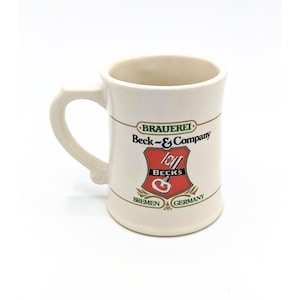 1981 Franklin Mint World&#39;s Great Breweries Tankard BECKS Germany Beer
