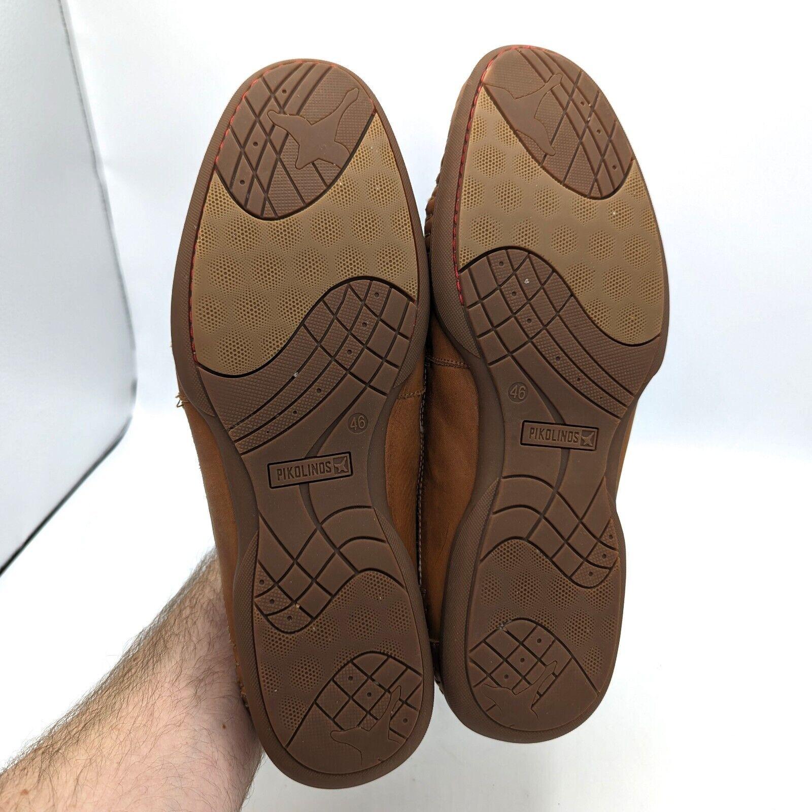 Mens Pikolinos San Telmo Brandy Brown Leather Slip on Loafer  display picture 2