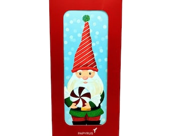 PAPYRUS "No Place Like Gnome" Christmas Greeting Cards Box of 16 w Envelopes