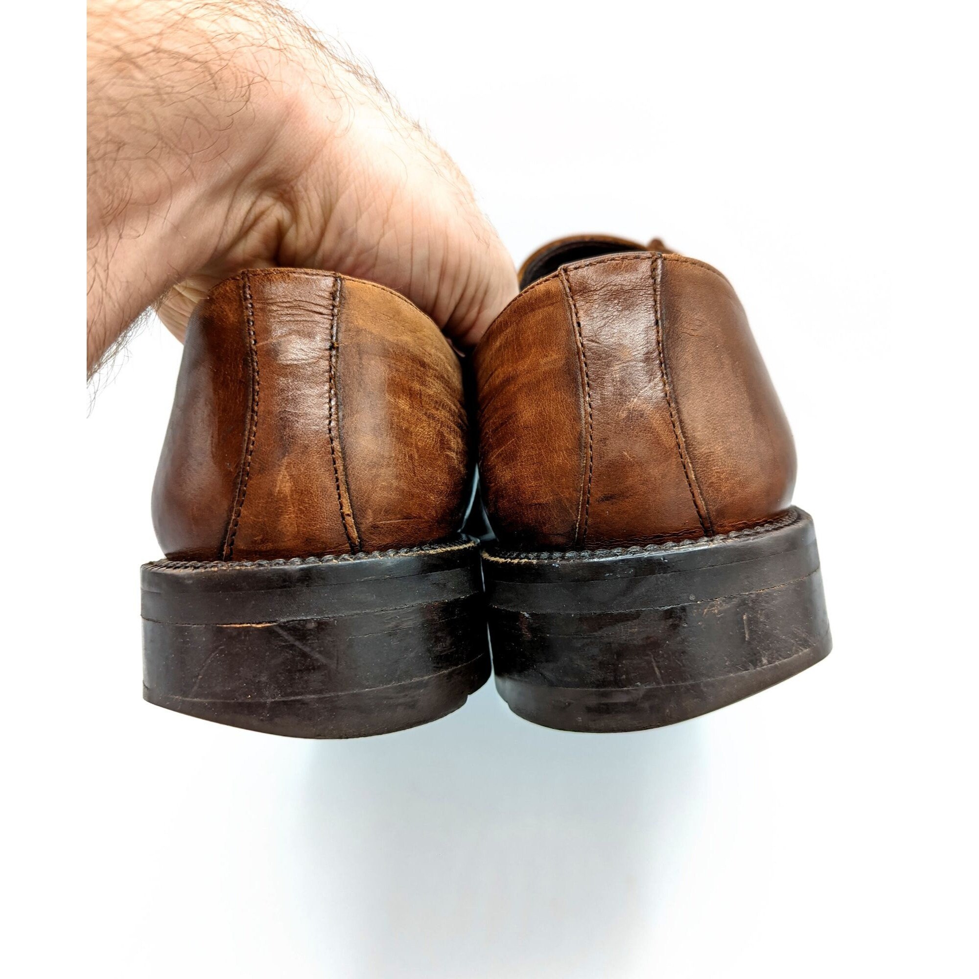 Men\'s Mezlan \'Pompei\' Dark Brown Leather Oxford Derby Lace Up Shoes Size 10 M Men main image 3