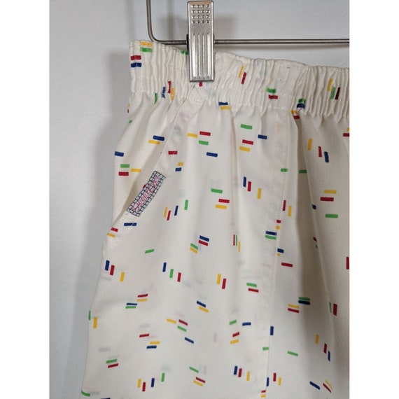 RARE Vintage 40s 50s Sweet Orr A Line Skirt White… - image 3