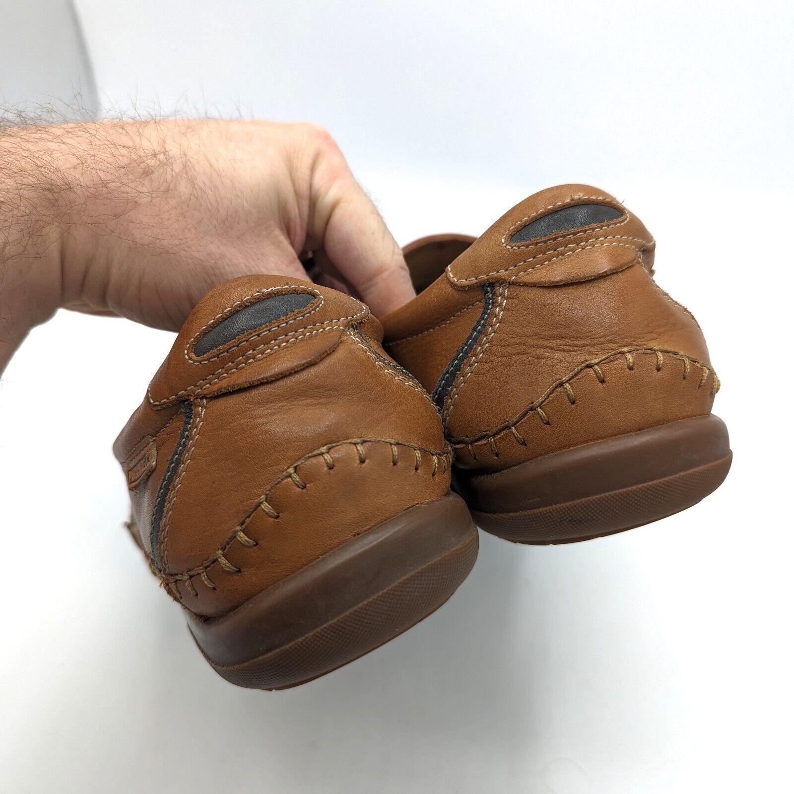 Mens Pikolinos San Telmo Brandy Brown Leather Slip on Loafer 