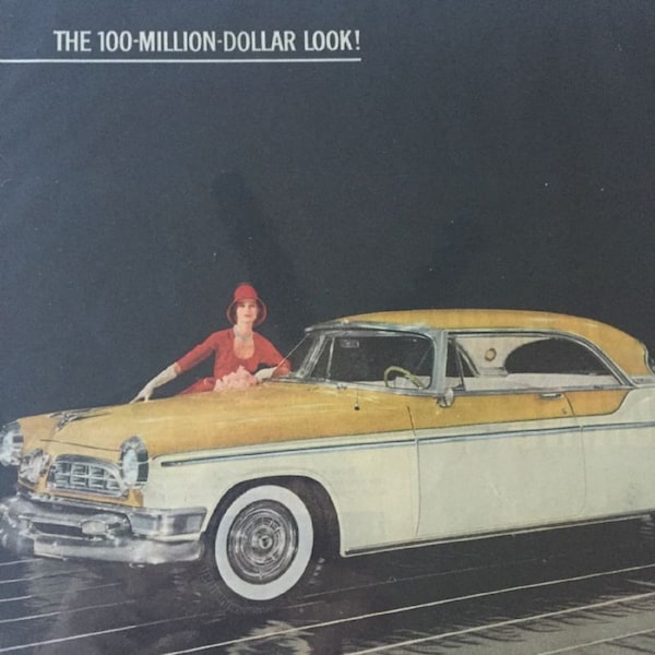 Vintage 1955 Chrysler New Yorker Deluxe St. Regis Magazine Advertisement Sealed