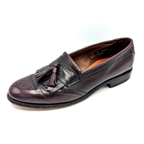 Allen Edmonds Bridgeton Burgundy Kiltie Tassel Lo… - image 1