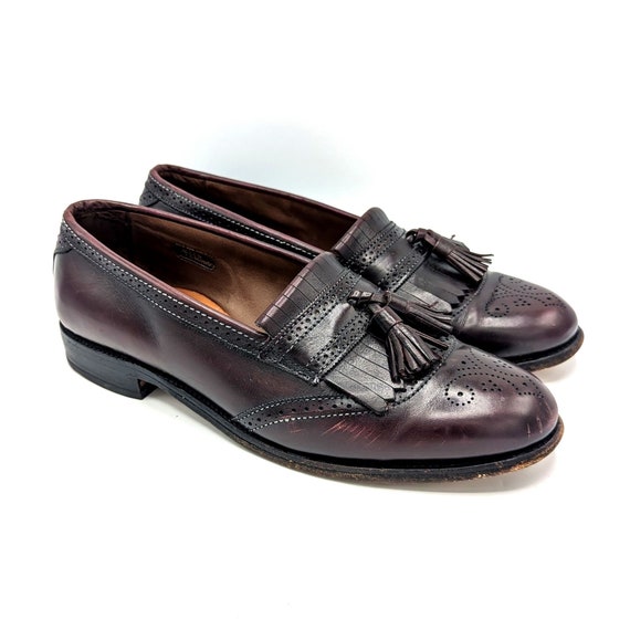 Allen Edmonds Bridgeton Burgundy Kiltie Tassel Lo… - image 2