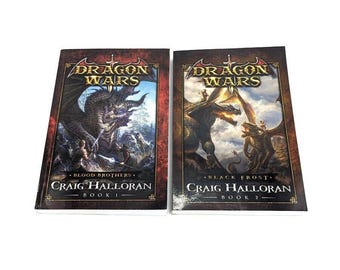 Dragon Wars Libros 1 y 2 Libro de bolsillo, Craig Halloran Hermanos de sangre, Black Frost
