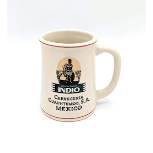 1981 Franklin Mint World's Great Breweries Tankard INDIO Mexico Beer
