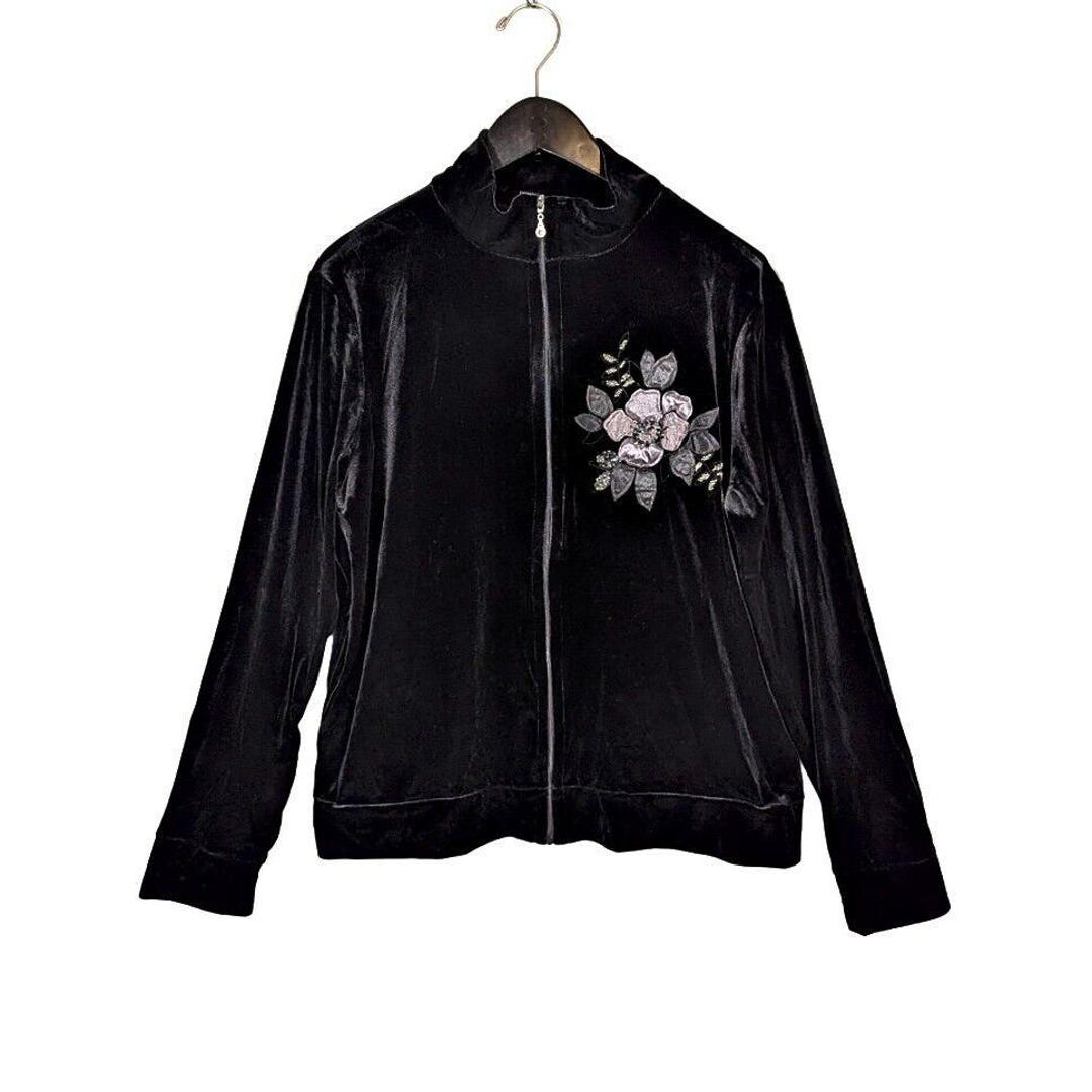 TODAYFUL / Embroidery Velour Jacket / 12420101