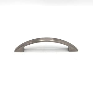 Amerock Satin Nickel Cabinet Pulls 3 3/4" Centers PACK OF SIX (6) With Screws