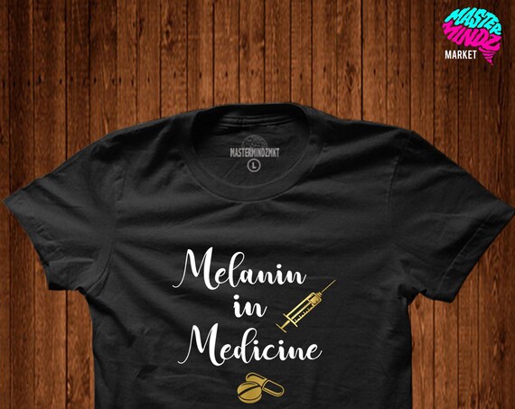 Download Free Melanin In Medicine Black Panther T Shirt Unisex Free Psd Mockups PSD Mockup Template