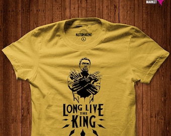 Long Live the King t-shirt, Chadwick Boseman Shirt, T'challa Shirt, King T'challa T-shirt, RIP Chadwick Boseman, Black Panther 2 Shirt