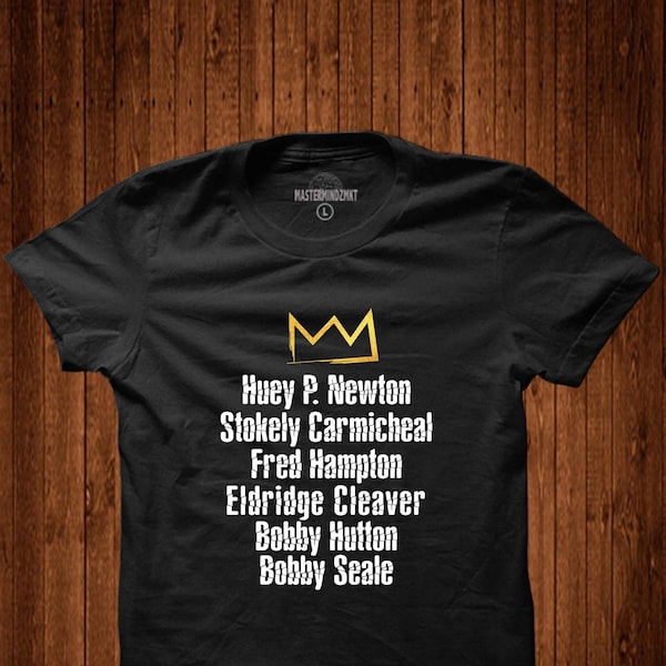 Black Panther Party T-shirt, Civil Right Leaders Shirt, Beroemde Zwarte Politieke Activisten Shirt, Black Empowerment shirt, Black Leaders Shirt