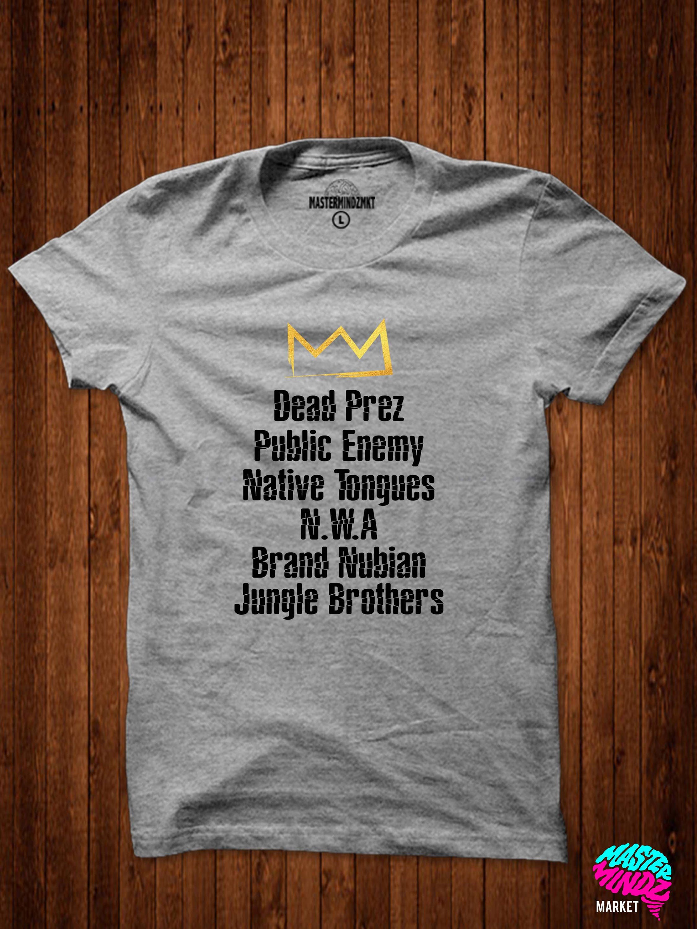 Black Rapper Tee Popular Black 90's Rappers Tee| Black History Month, Black Lives Matter ...