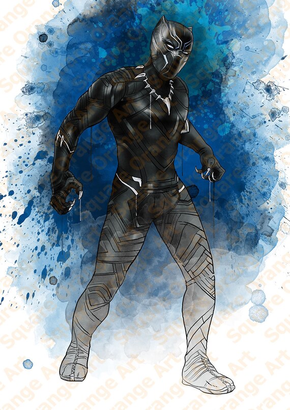 T Challa Black Panther Marvel Avengers Inspired Etsy