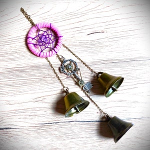 Witch bells catch dreams - Witchcraft bells - House protection bells - Witch decoration - Wicca decoration