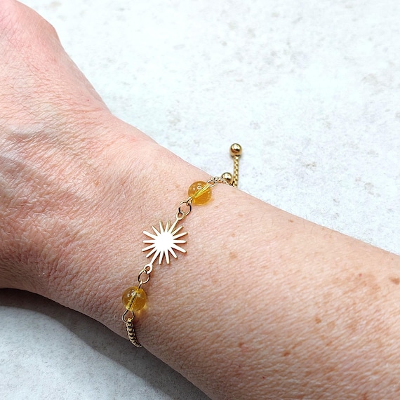 Bracelet Soleil Citrine
