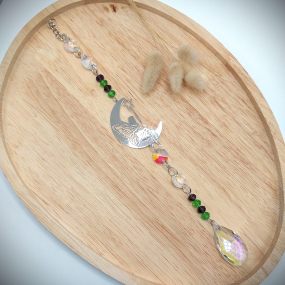 Attrape soleil féerique cristal arc en ciel