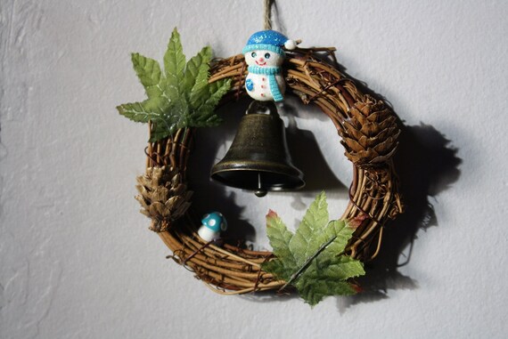 Snowman Christmas wreath